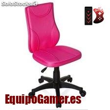 silla escritorio rosa