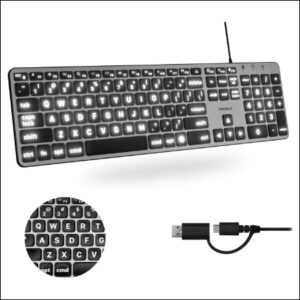 Teclado apple con cable