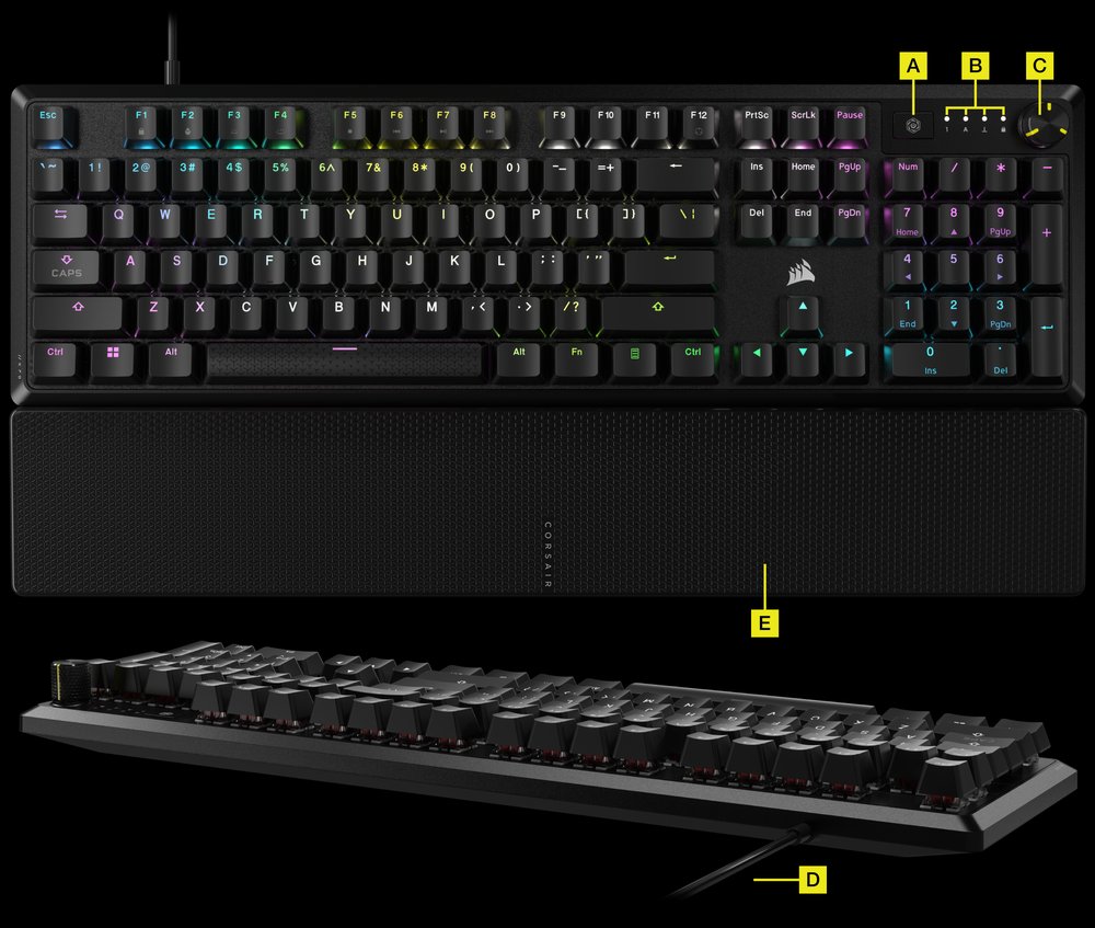 teclado corsair k70